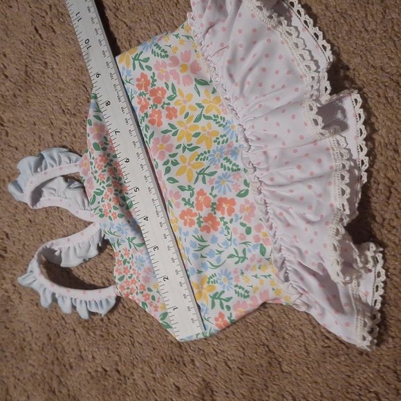 NWT/cheeky plum girls size 4t floral tank top - Picture 9 of 11